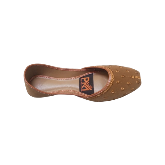 Gul-e-Zar | Heritage Gold Khussa