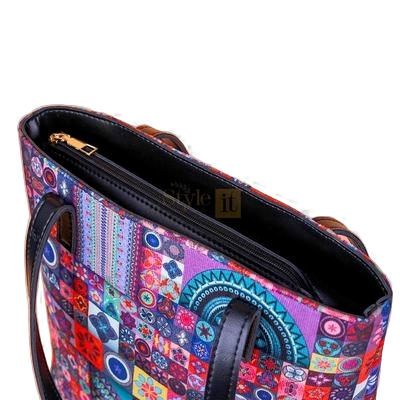 Zeynaa Roya Weave Shoulder Bag
